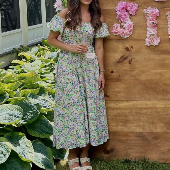 ASTR THE LABEL  Off the Shoulder A-Line Dress - Picture 4 of 4